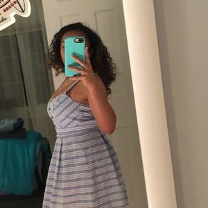 Blue and Blue white Charlotte Russe Dress